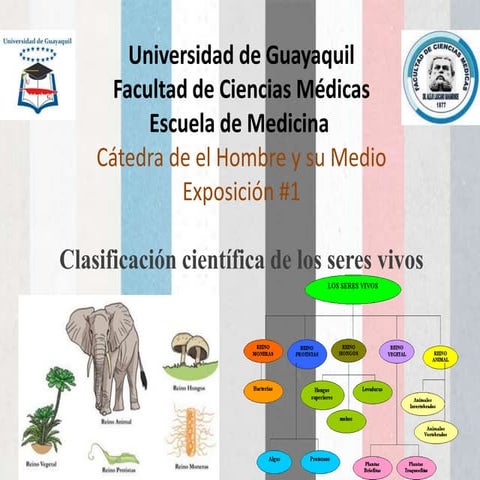 clasificación científica de los seres vivos