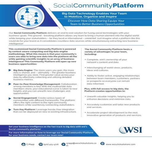 Social Community Platform