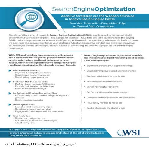 Search Engine Optimization