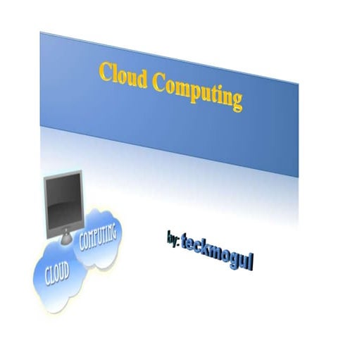 CLOUD COMPUTING
