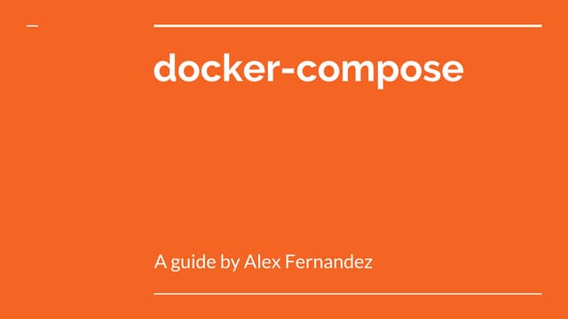 docker compose