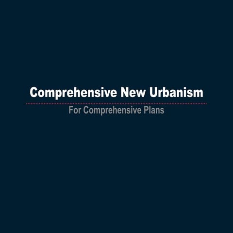 Preparing the new urban agenda | PPTX
