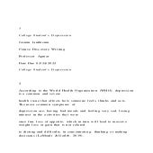 1College Student’s DepressionJasmin LinthicumCours