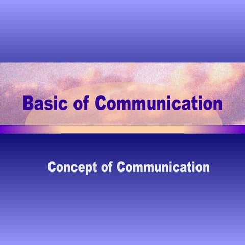 1 Communication