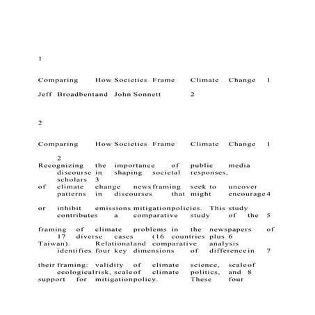 1ComparingHowSocietiesFrameClimateChange1Jeff.docx