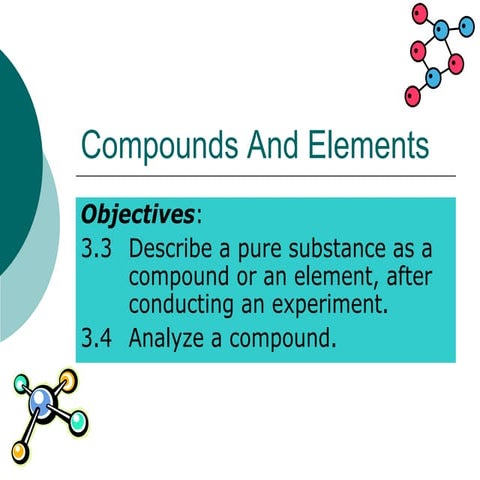 Compounds & Elements