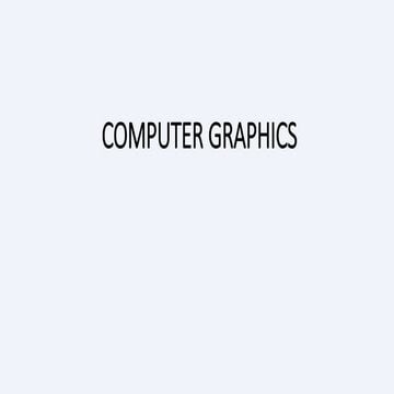 1 COMPUTER GRAPHICS.ppt