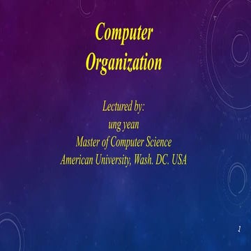 1 computer organization | PPTX