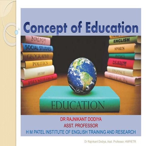 Concept of education