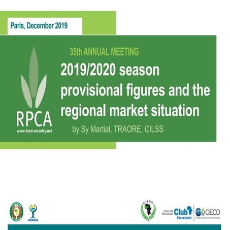 Key figures of the 2019-20 market situation in the Sahel and West Africa
