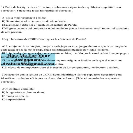 1 Cu Les De Las Siguientes Afirmaciones Sobre Una Asignaci N De Eq pdf
