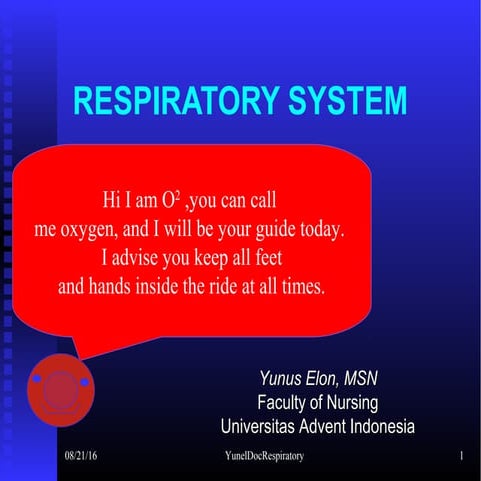 1. Respiratory system Anatomy and Physiologi