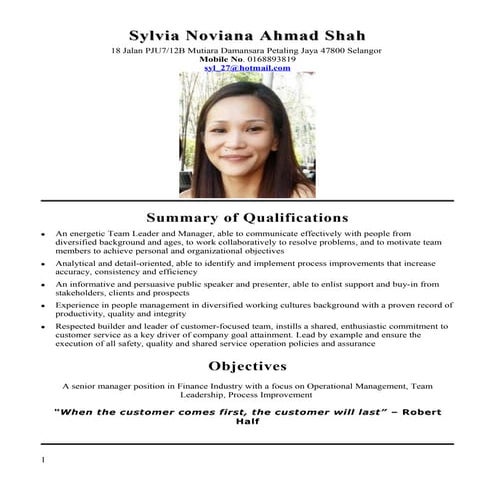 Sylvia Shah CV July 2016 b