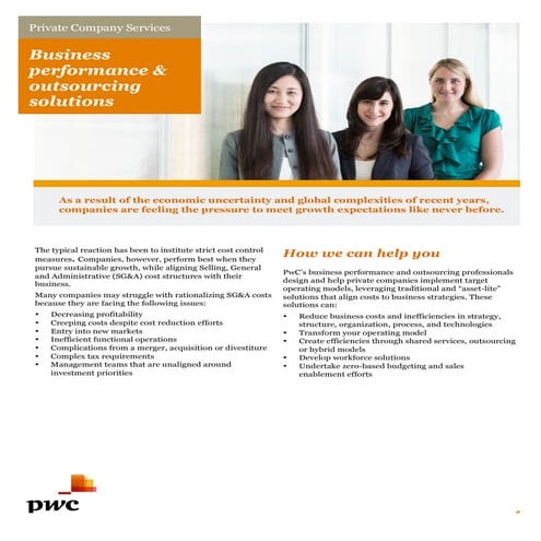 Business Perf & Outsourcing