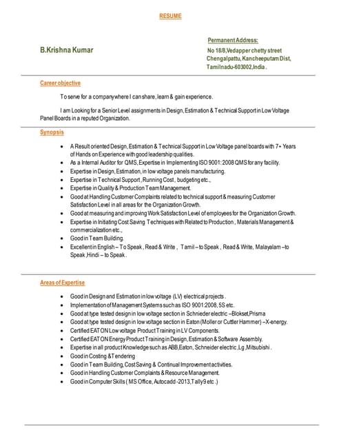 Resume