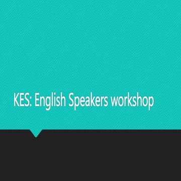Eng speakers ppt