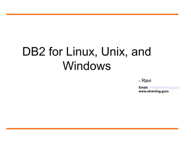 Ibm db2