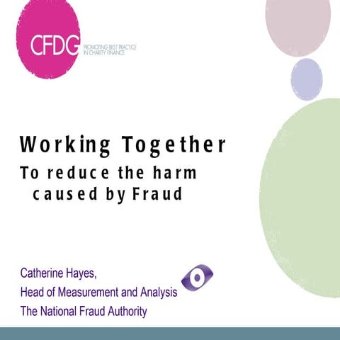 Fraud Reporting, Catherine Hayes, National Fraud Authority