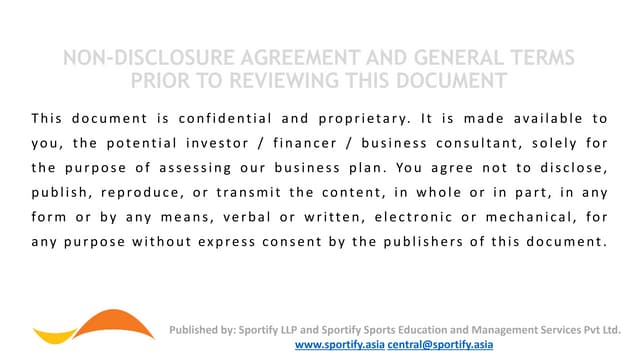 Sportify_company profile