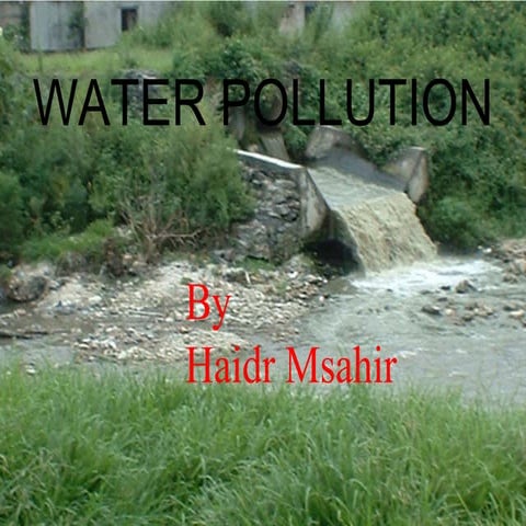 Water pollution