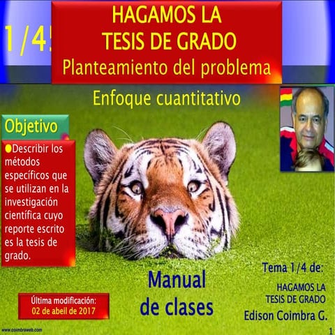 1de4_Hagamos la tesis. Planteamiento del problema