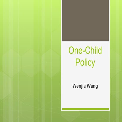 One-child policy