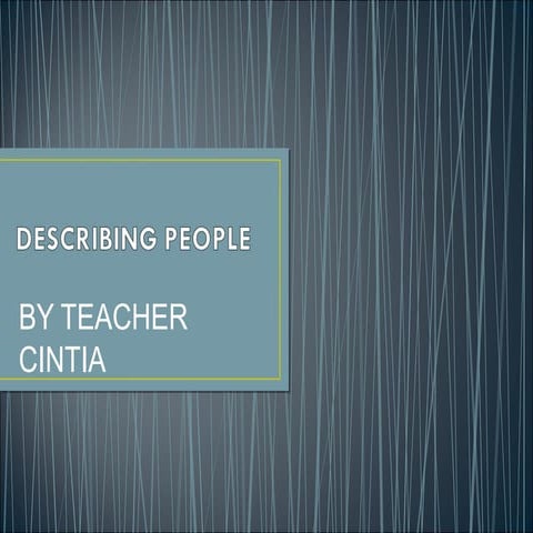 U1 describing people atualizado 