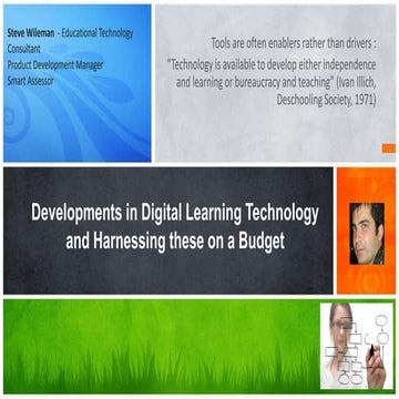 Steve Wileman - Smart Assessor - Developments in digital learning technology ...