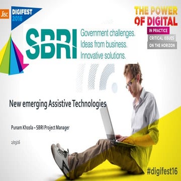 New emerging assistive technologies - Jisc Digifest 2016