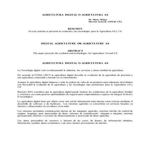  agricultura 4.0    CG