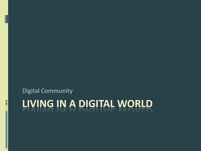 1 digital community