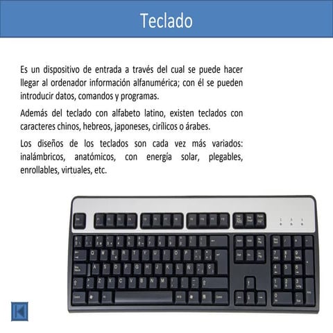 1 dispositivos  entrada salida