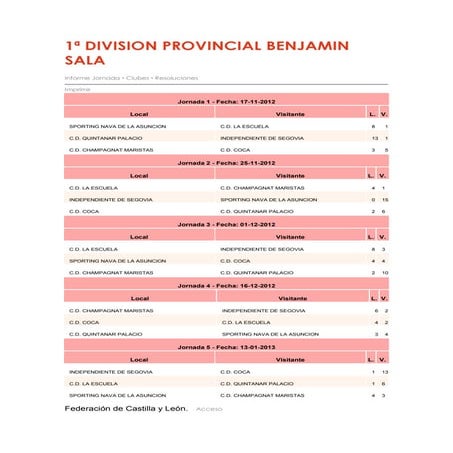1ª division provincial benjamin sala 1ª v