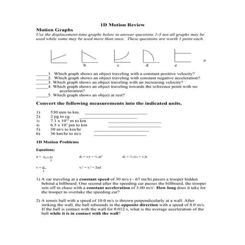 1 d motion review 2011