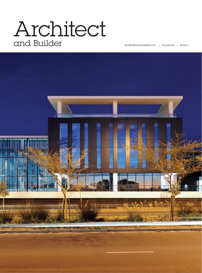 Architect and Builder Magazine South Africa NovemberDecember 2015
