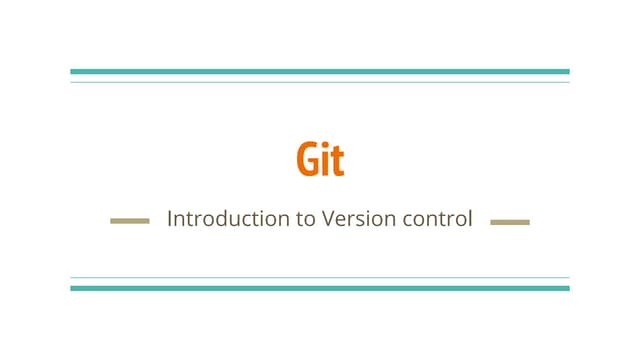 Git 01