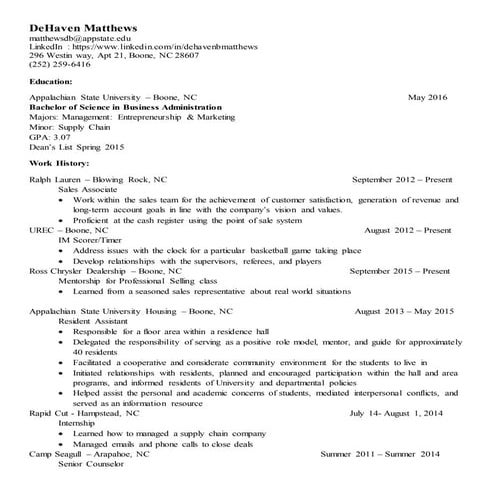 Jeff's Resume | DOCX