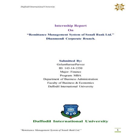 MBA Full Report | DOCX
