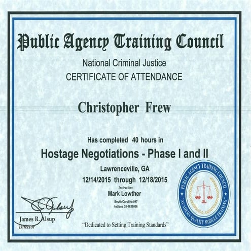 Hostage Phase I & II