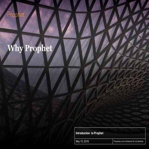 Why Prophet