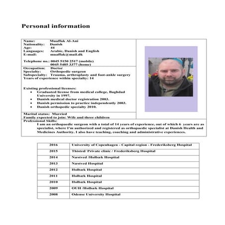 cv1 new 2014 2 | DOC