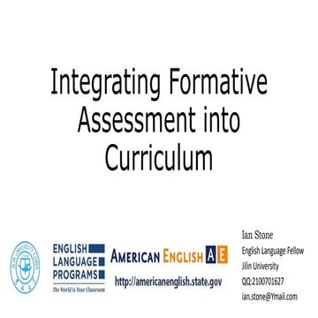 Formative Assessment