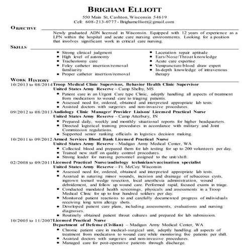 Brigham Elliott Resume 