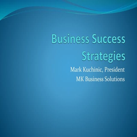 Business Success Strategies