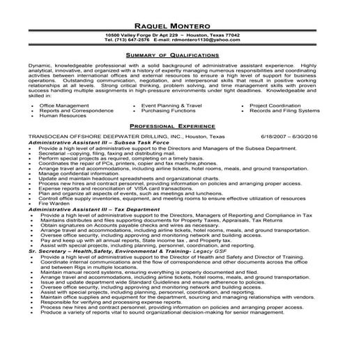 Administrative Analyst Resume Sample. Administrative Analyst Resume ...