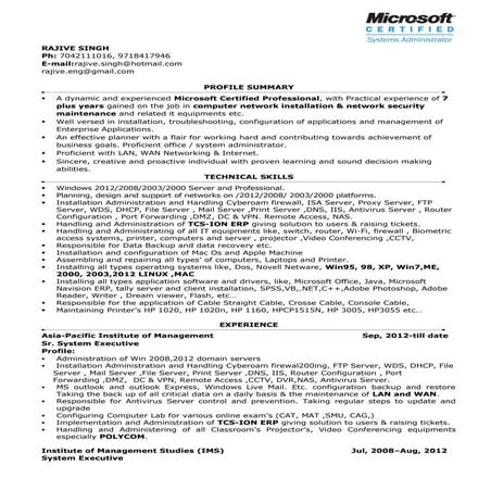 Resume VM | DOCX