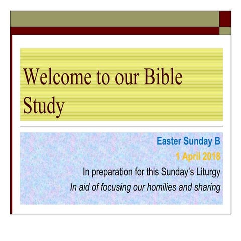Easter Sunday - First Reading - Acts 10:34a, 37–43 | PPSX