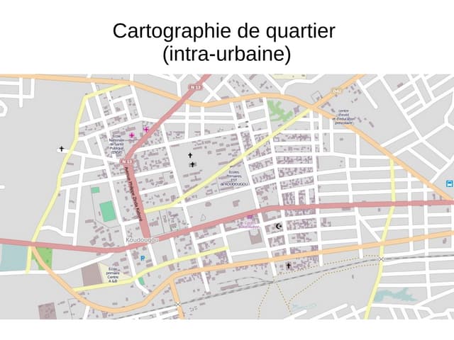 OSM et trois échelles de référence pour la cartographie