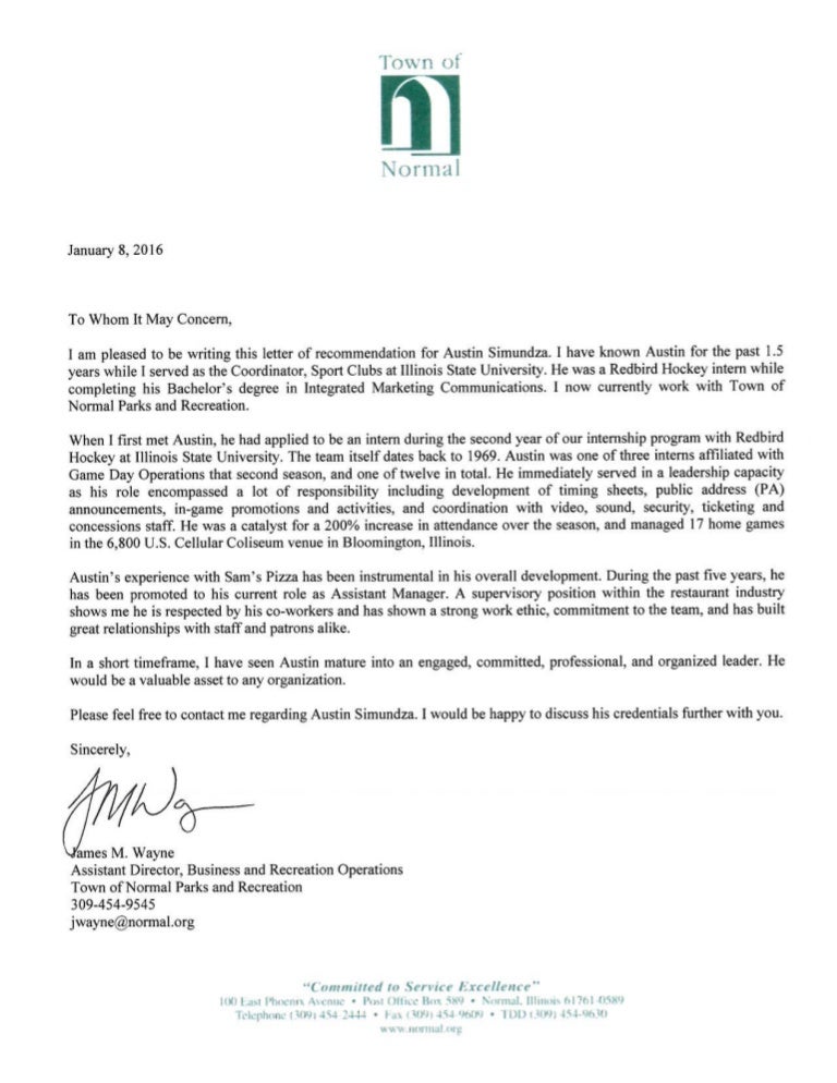 Professional Letter of Hockey