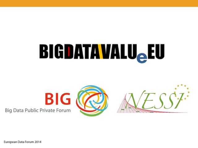 EDF2014: BIG - NESSI Networking Session: Intro Presentation